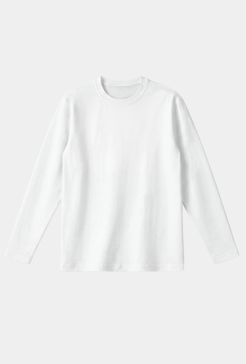 T-Shirt Blanca Manga Larga Cuello Redondo - H&F - T - SHIRT - T-Shirt Blanca Manga Larga Cuello Redondo - HFTS0105XCH - XCH -