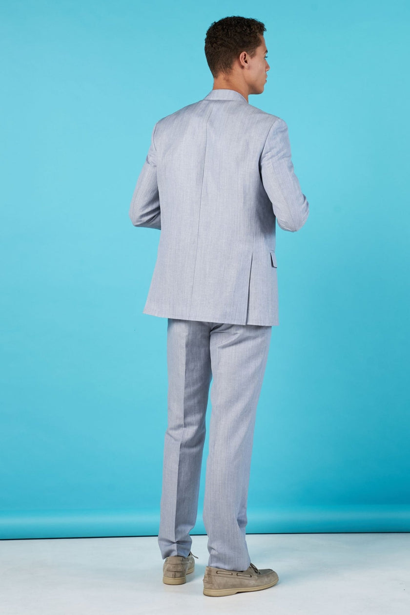 Traje Azul Denim - H&F - TRAJE - Traje Azul Denim - HFTTSS2553444 - 44 -