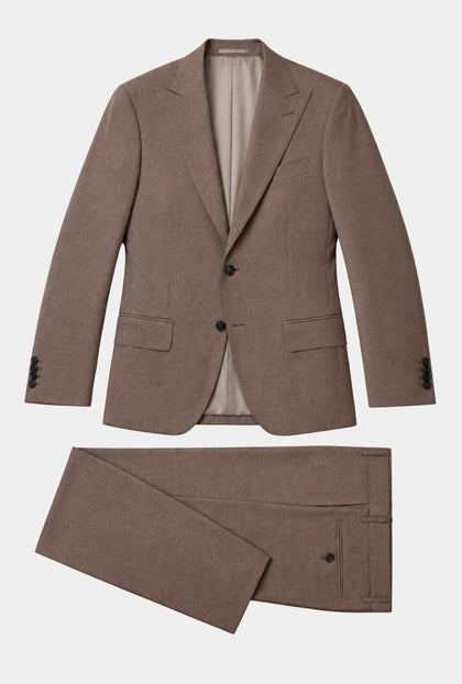 TRAJE CAFÉ FILL A FILL - H&F - TRAJE - TRAJE CAFÉ FILL A FILL - HFTTAW2449144 - 44 -