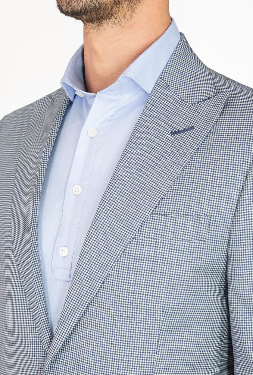 TRAJE MINICUADRO AZUL Y VERDE - H&F - TRAJE - TRAJE MINICUADRO AZUL Y VERDE - HFTTSS231646 - 46 -