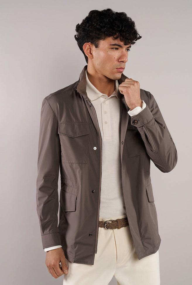 Traveler Field Jacket Light Moka - H&F - CHAMARRA - Traveler Field Jacket Light Moka - HFJKSS260246 - 46 -