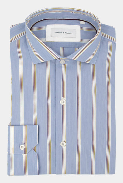 CAMISA AZUL CIELO DE RAYAS - H&F - COLECCION - CAMISA AZUL CIELO DE RAYAS - HFCTAW2005145 - 14.5 -