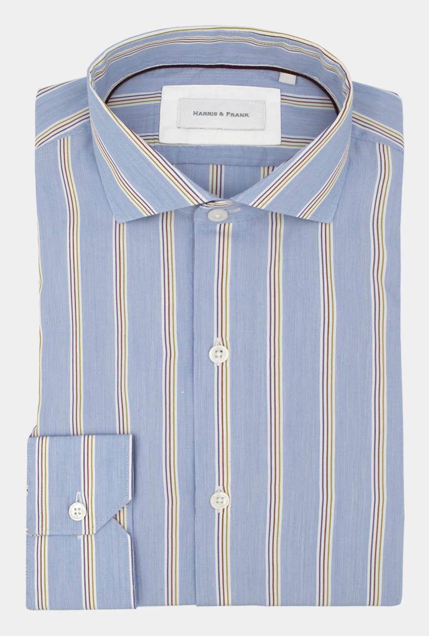 CAMISA AZUL CIELO DE RAYAS - H&F - COLECCION - CAMISA AZUL CIELO DE RAYAS - HFCTAW2005145 - 14.5 -
