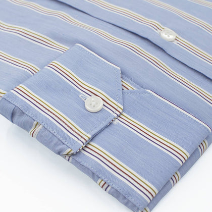 CAMISA AZUL CIELO DE RAYAS - H&F - COLECCION - CAMISA AZUL CIELO DE RAYAS - HFCTAW2005145 - 14.5 -