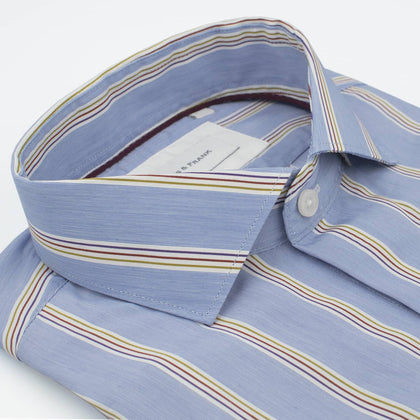 CAMISA AZUL CIELO DE RAYAS - H&F - COLECCION - CAMISA AZUL CIELO DE RAYAS - HFCTAW2005145 - 14.5 -