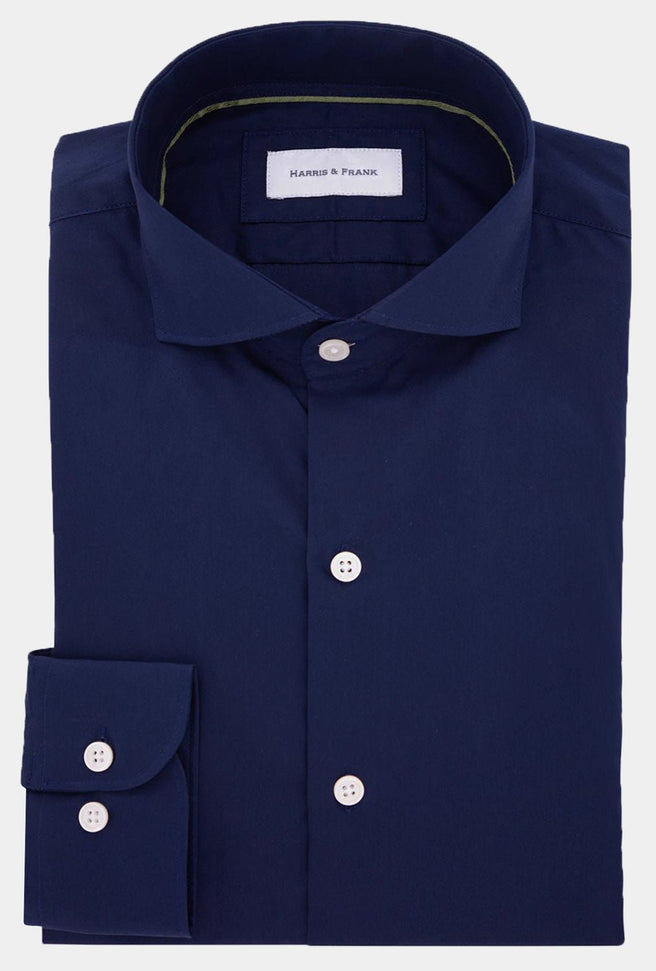 CAMISA AZUL MARINO LISA - H&F - COLECCION - CAMISA AZUL MARINO LISA - HFCTSS2304145 - 14.5 -