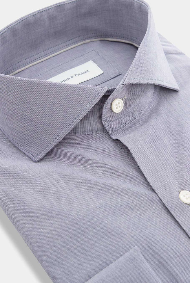 CAMISA AZUL MEDIO DE MANCUERNILLA - H&F - COLECCION - CAMISA AZUL MEDIO DE MANCUERNILLA - HFCTAW2240145 - 14.5 -