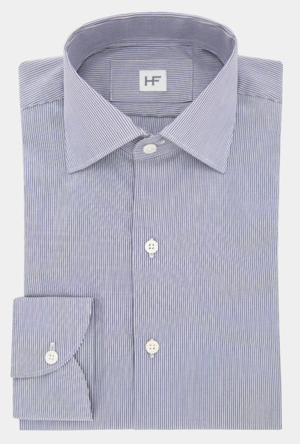 CAMISA BLANCA RAYA AZUL - H&F - COLECCION - CAMISA BLANCA RAYA AZUL - HFCTAW2119145 - 14.5 -