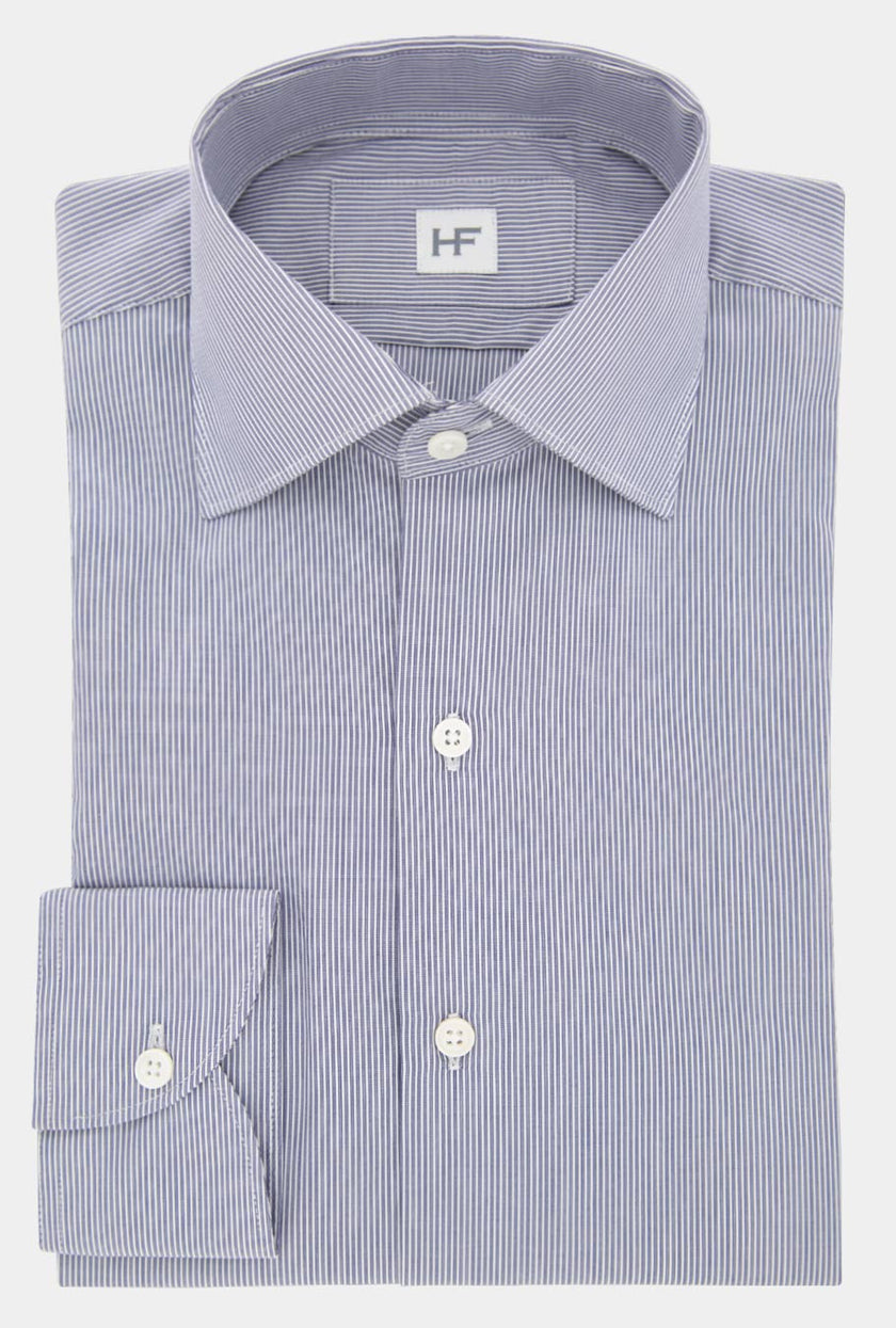 CAMISA BLANCA RAYA AZUL - H&F - COLECCION - CAMISA BLANCA RAYA AZUL - HFCTAW2119145 - 14.5 -