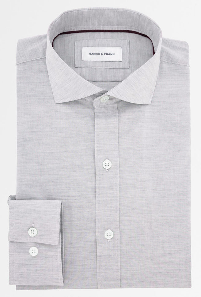 CAMISA GRIS JASPEADA 2311 - H&F - COLECCION - CAMISA GRIS JASPEADA 2311 - HFCTSS2311145 - 14.5 -