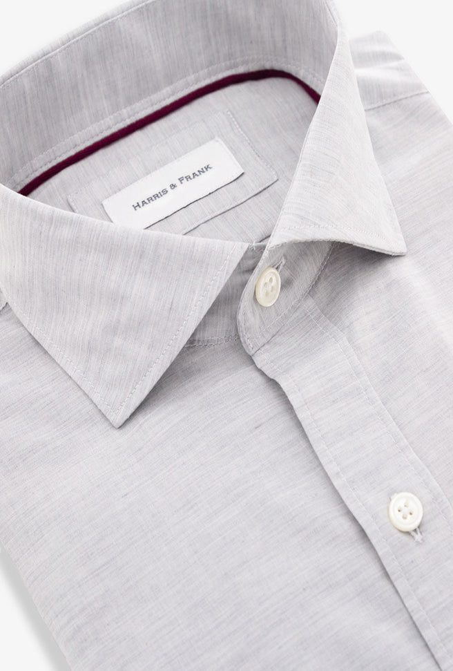 CAMISA GRIS JASPEADA 2311 - H&F - COLECCION - CAMISA GRIS JASPEADA 2311 - HFCTSS2311145 - 14.5 -