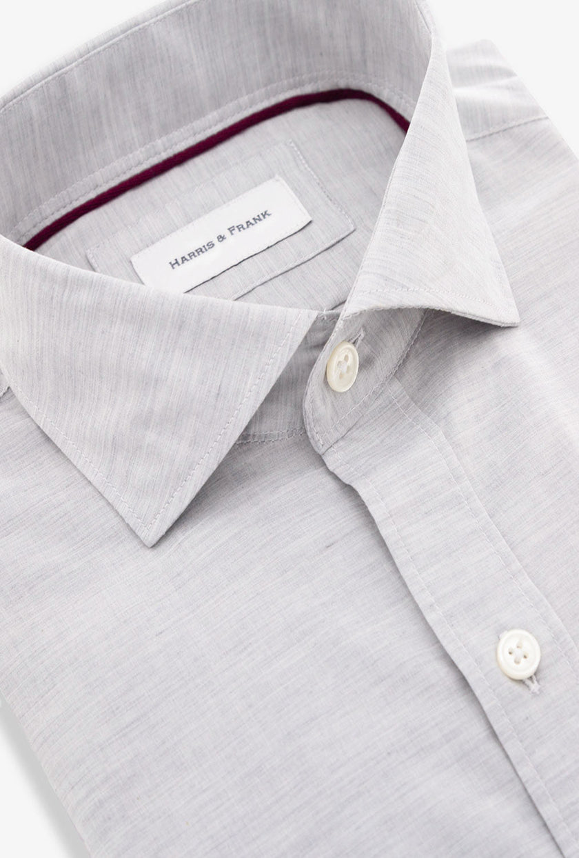 CAMISA GRIS JASPEADA 2311 - H&F - COLECCION - CAMISA GRIS JASPEADA 2311 - HFCTSS2311145 - 14.5 -