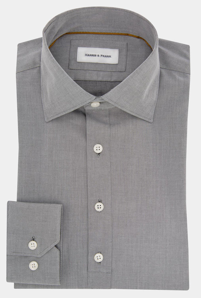 CAMISA GRIS JASPEADA DE 4 BOTONES - H&F - 4 BOTONES - CAMISA GRIS JASPEADA DE 4 BOTONES - HFCTAW2244145 - 14.5 -