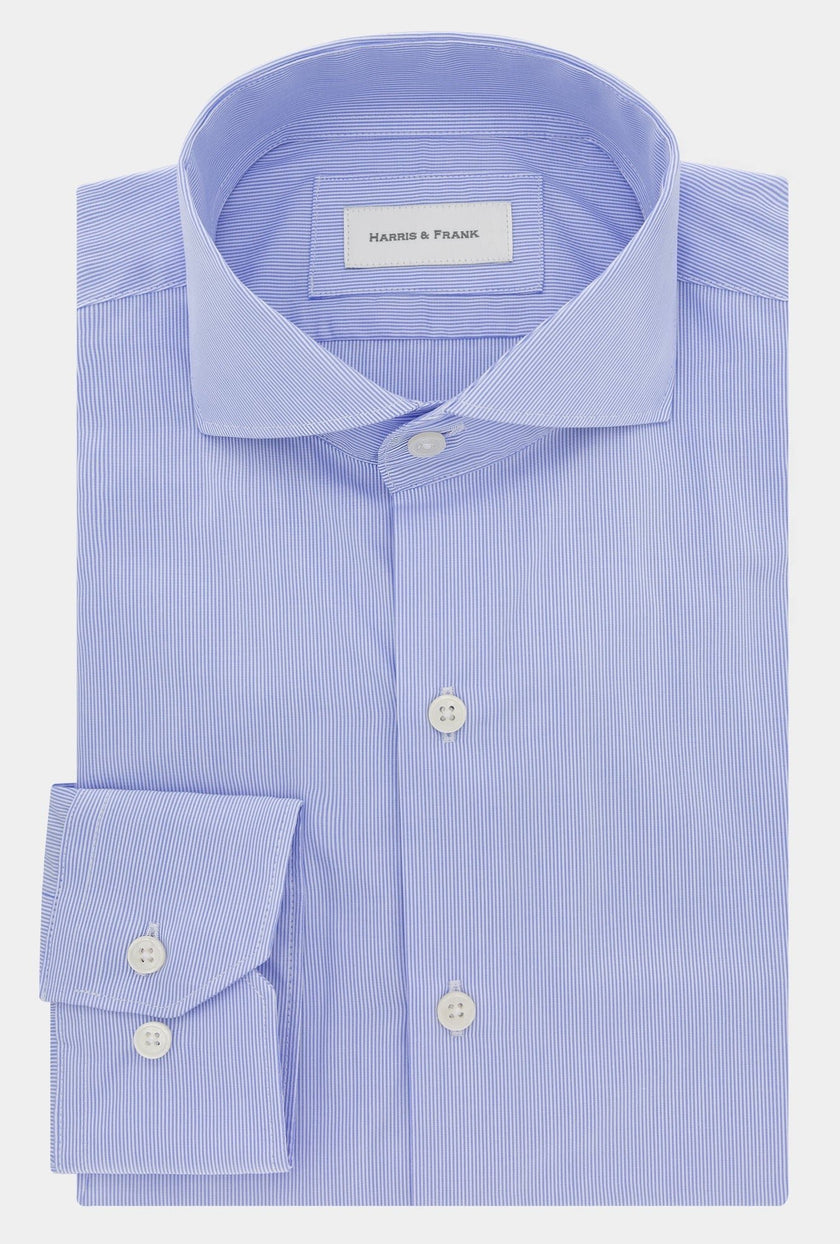 CAMISA MIL RAYAS AZUL CLARO /BLANCO - H&F - COLECCION - CAMISA MIL RAYAS AZUL CLARO /BLANCO - HFCTAW2329145 - 14.5 -