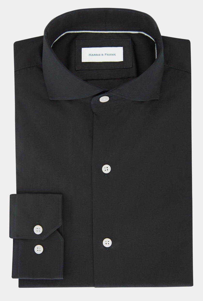 CAMISA NEGRA LISA 2239 - H&F - COLECCION - CAMISA NEGRA LISA 2239 - HFCTAW2239145 - 14.5 -