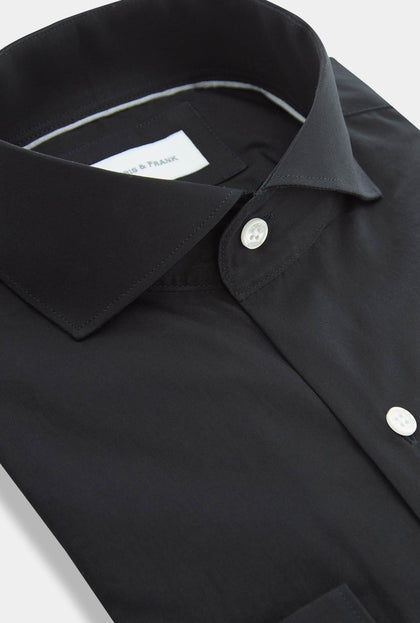 CAMISA NEGRA LISA 2239 - H&F - COLECCION - CAMISA NEGRA LISA 2239 - HFCTAW2239145 - 14.5 -