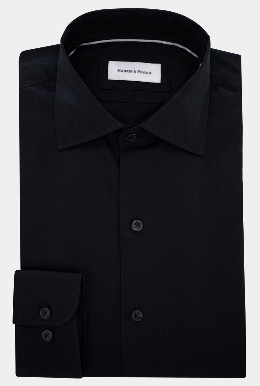 CAMISA NEGRA LISA 2313 - H&F - COLECCION - CAMISA NEGRA LISA 2313 - HFCTSS2313145 - 14.5 -