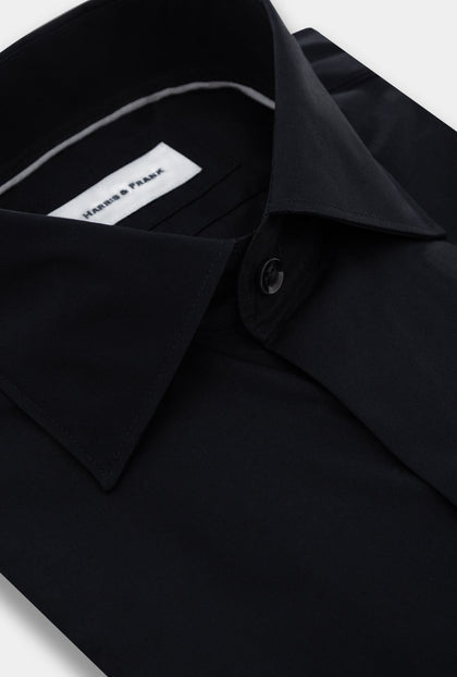 CAMISA NEGRA LISA 2313 - H&F - COLECCION - CAMISA NEGRA LISA 2313 - HFCTSS2313145 - 14.5 -