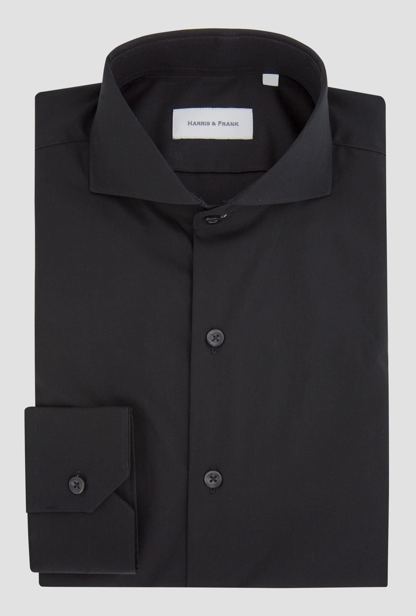 CAMISA NEGRA LISA - H&F - COLECCION - CAMISA NEGRA LISA - HFCTAW1947145 - 14.5 -