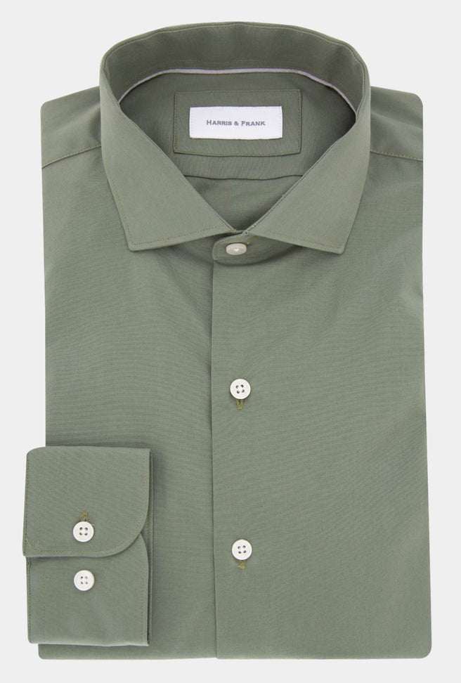 CAMISA VERDE LISA - H&F - COLECCION - CAMISA VERDE LISA - HFCTSS2235145 - 145 -