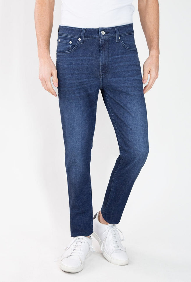 JEANS SLIM FIT AZUL MEDIO - H&F - JEANS - JEANS SLIM FIT AZUL MEDIO - HFJNSF022830 - 28 - 30 -