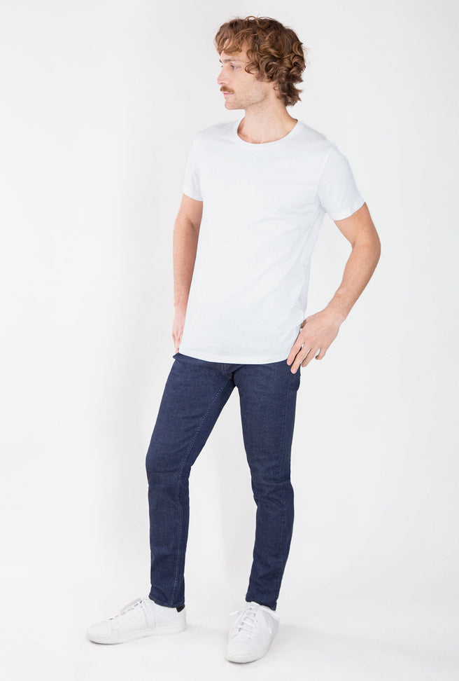 JEANS SLIM FIT AZUL OSCURO - H&F - JEANS - JEANS SLIM FIT AZUL OSCURO - HFJNSF032830 - 28 - 30 -