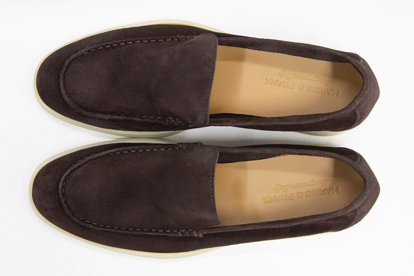 Mocasines de Gamuza Cafe - H&F - ZAPATOS - Mocasines de Gamuza Cafe - HFZPAW2204400 - 40 -