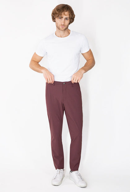 PANTALÓN VINO PERFORMANCE - H&F - PANTALON - PANTALÓN VINO PERFORMANCE - HFPTSS223138 - 38 -