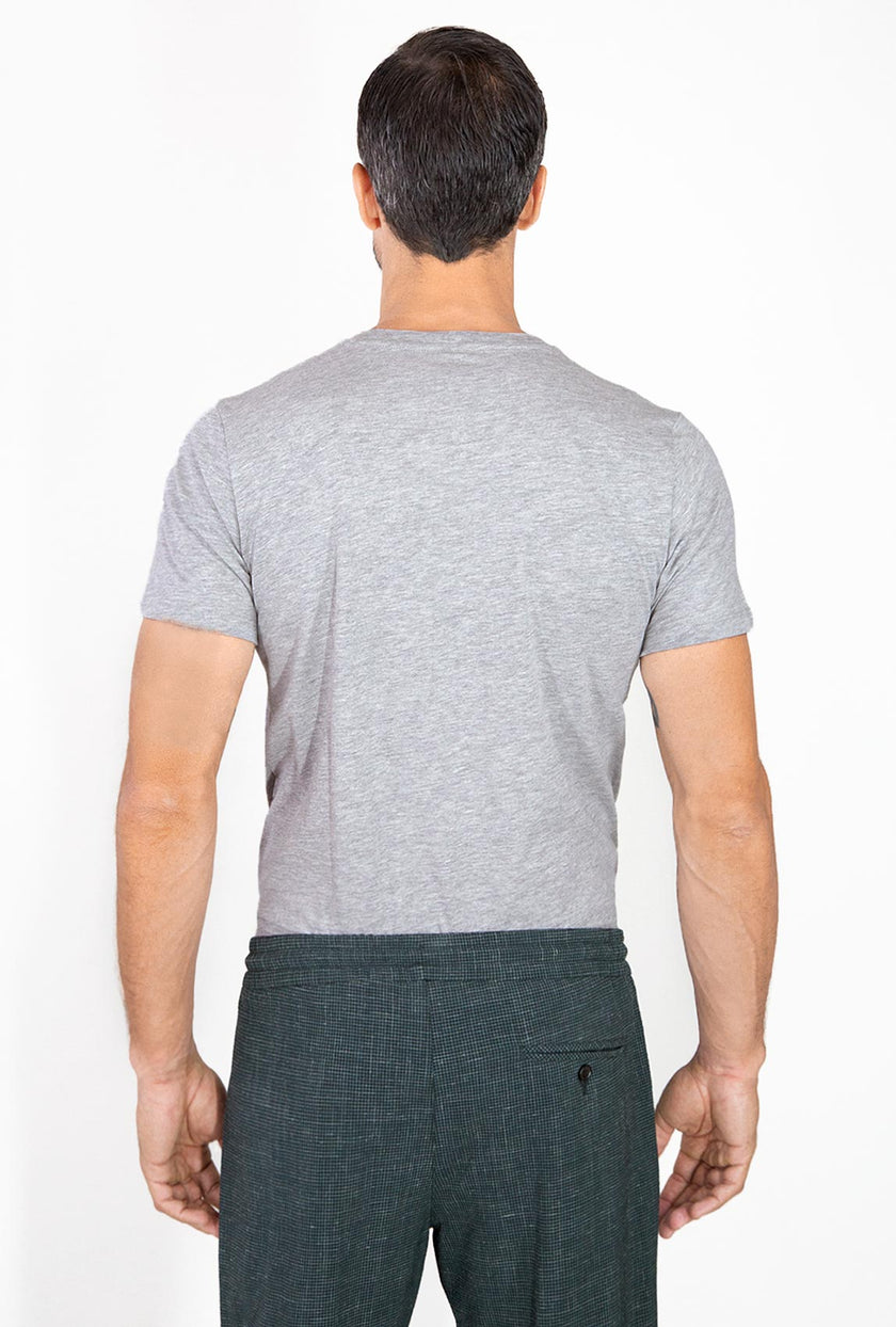 T - SHIRT GRIS CUELLO REDONDO - H&F - T - SHIRT - T - SHIRT GRIS CUELLO REDONDO - HFTS2009XCH - XCH -