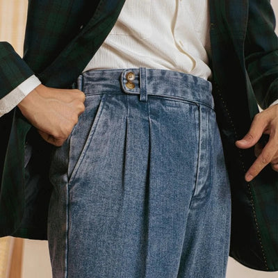 El regreso de los pantalones con doble pliegue