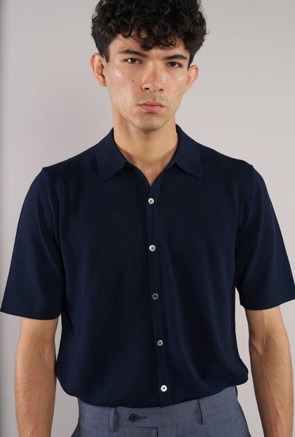 Shirt Short Sleeve Navy