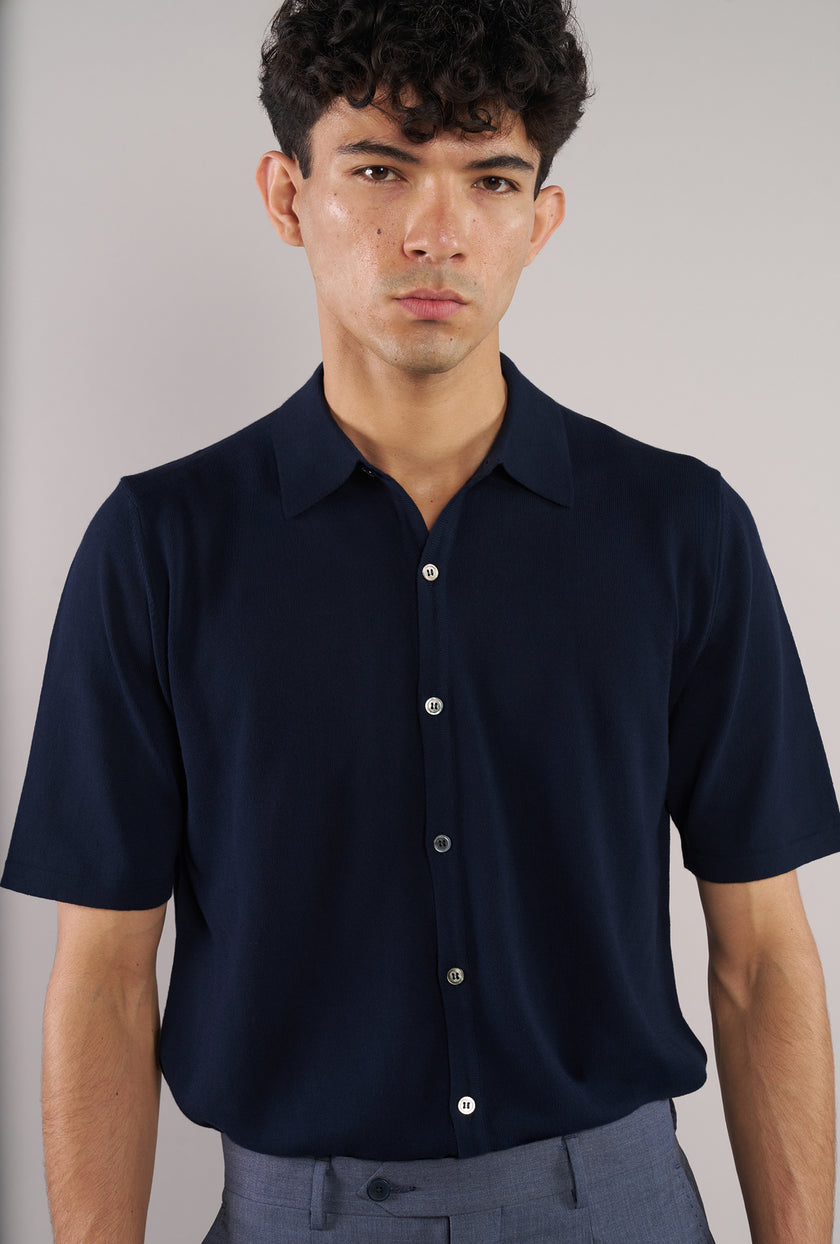 Shirt Short Sleeve Navy