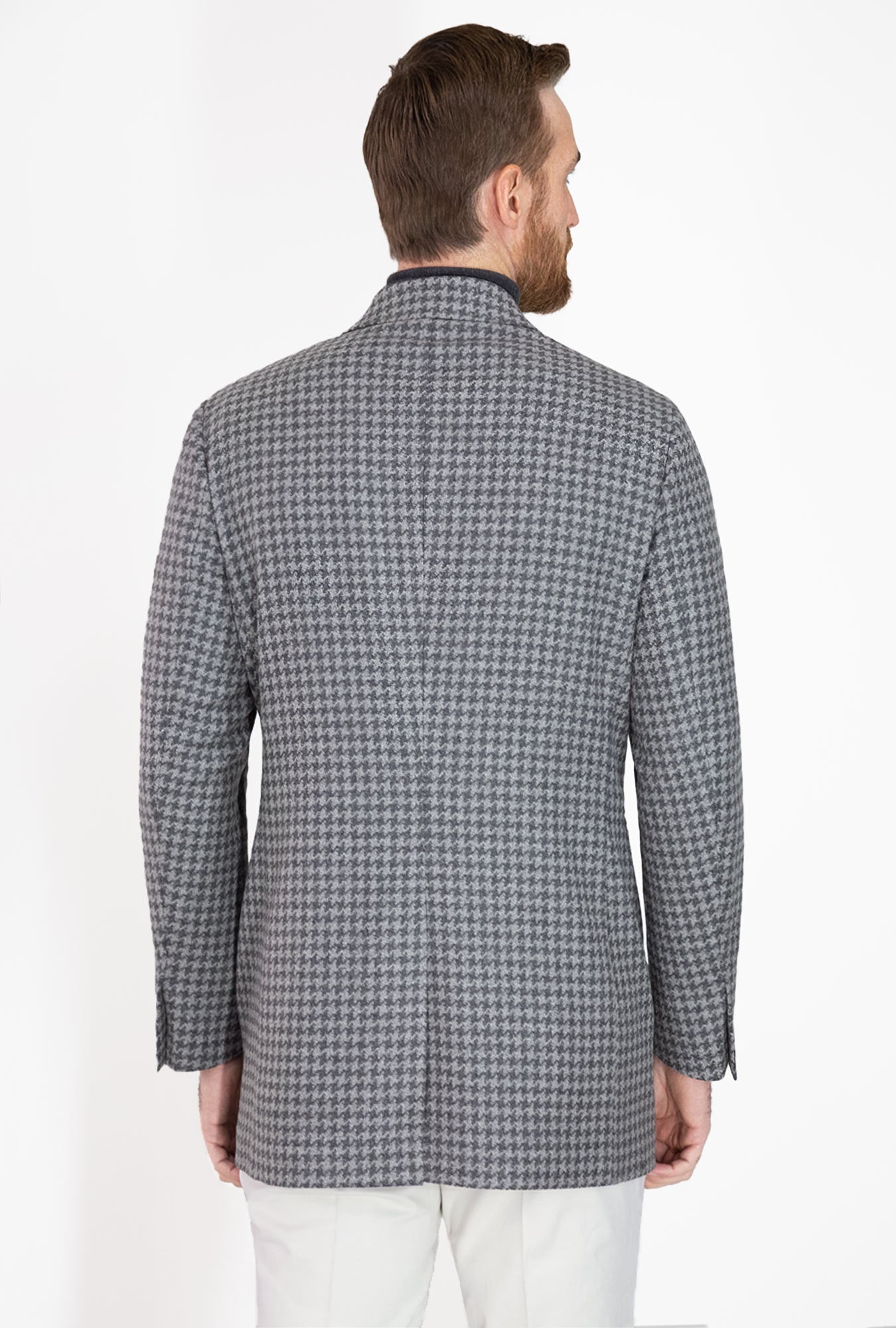 ABRIGO PATA DE GALLO GRIS/NEGRO - H&F - ABRIGO - ABRIGO PATA DE GALLO GRIS/NEGRO - HFABTAW230244 - 44 - 