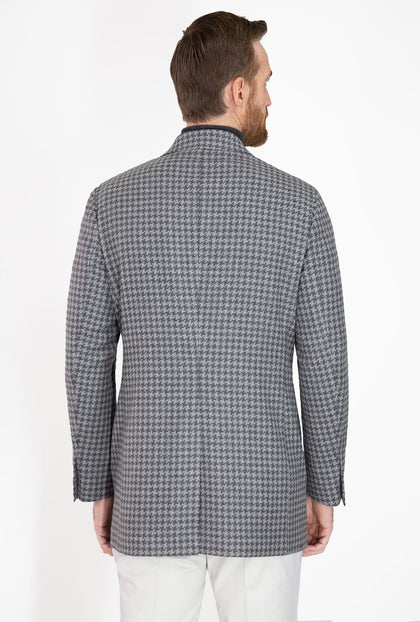 ABRIGO PATA DE GALLO GRIS/NEGRO - H&F - ABRIGO - ABRIGO PATA DE GALLO GRIS/NEGRO - HFABTAW230244 - 44 - 