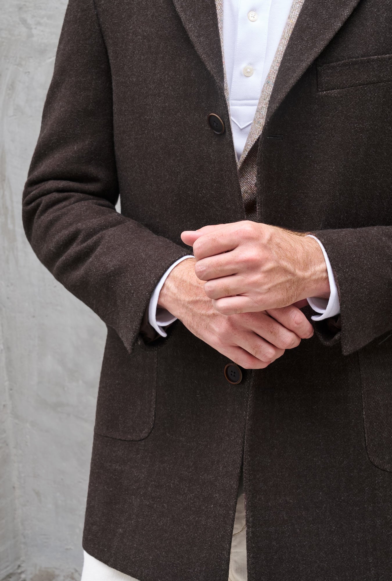 ABRIGO VENTANA CAFÉ - H&F - ABRIGO - ABRIGO VENTANA CAFÉ - HFABTAW230146 - 46 - 