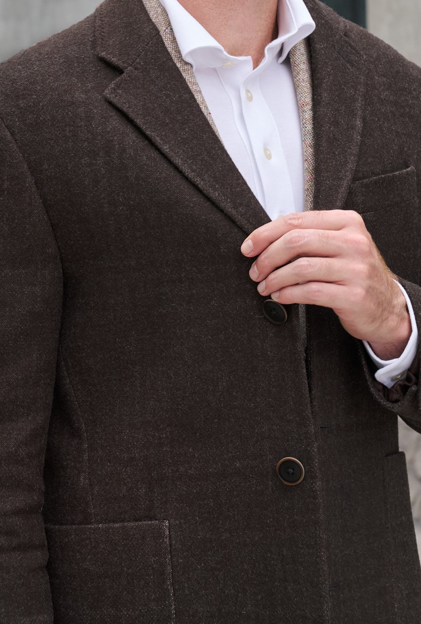 ABRIGO VENTANA CAFÉ - H&F - ABRIGO - ABRIGO VENTANA CAFÉ - HFABTAW230146 - 46 - 