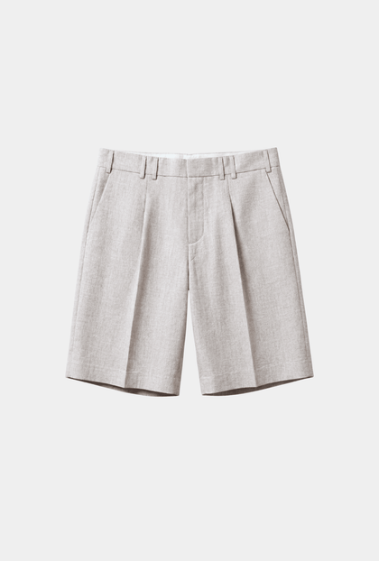 Bermuda Lino Gris Perla - H&F - BERMUDA - Bermuda Lino Gris Perla - HFBTSS2669540 - 40 - 