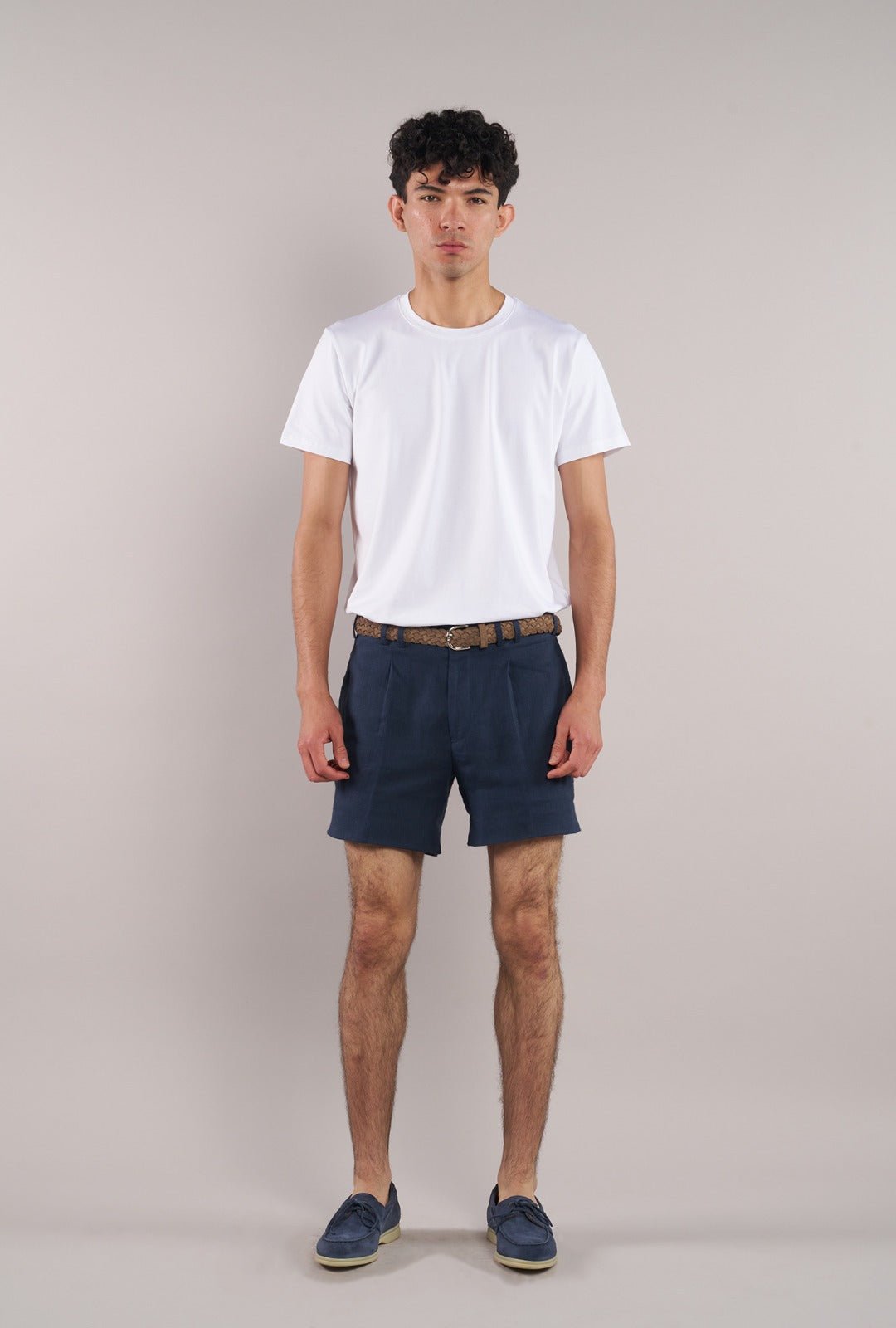 Bermuda Lino Navy - H&F - BERMUDA - Bermuda Lino Navy - HFBTSS2669640 - 40 - 
