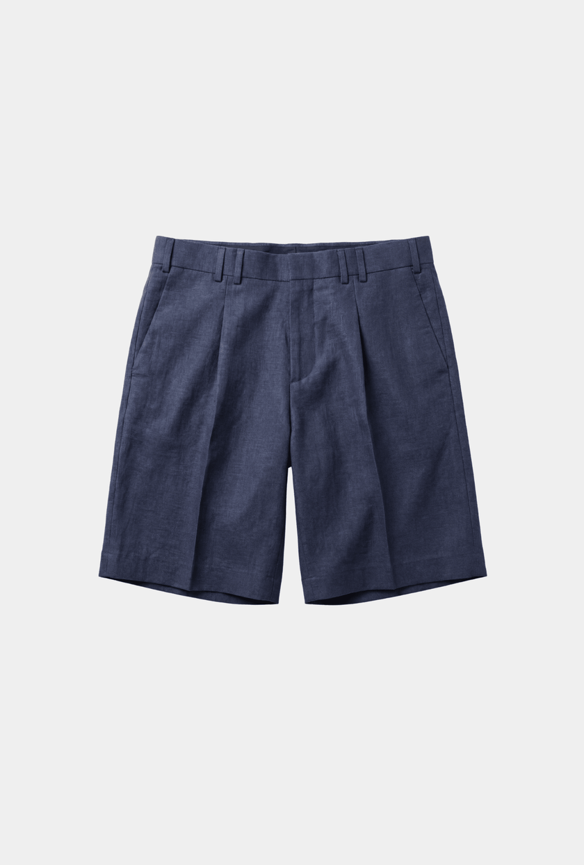 Bermuda Lino Navy - H&F - BERMUDA - Bermuda Lino Navy - HFBTSS2669640 - 40 - 