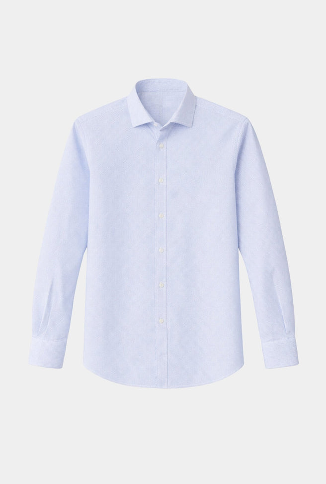 CAMISA AZUL CIELO SARGA - H&F - COLECCION - CAMISA AZUL CIELO SARGA - HFCTSS2516145 - 14.5 - 