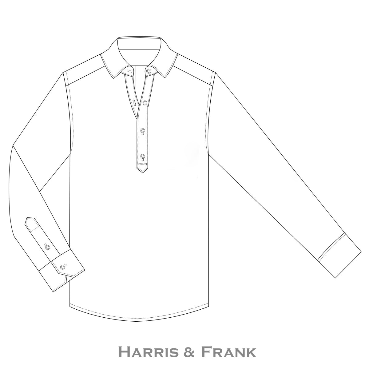 CAMISA DE 4 BOTONES GRIS CLARO JASPEADA - H&F - 4 BOTONES - CAMISA DE 4 BOTONES GRIS CLARO JASPEADA - HFCTSS2316145 - 14.5 - 