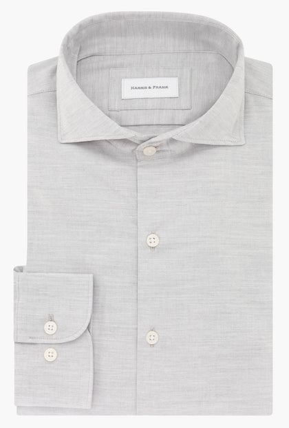 CAMISA GRIS JASPEADA - H&F - COLECCION - CAMISA GRIS JASPEADA - HFCTAW24475145 - 14.5 - 