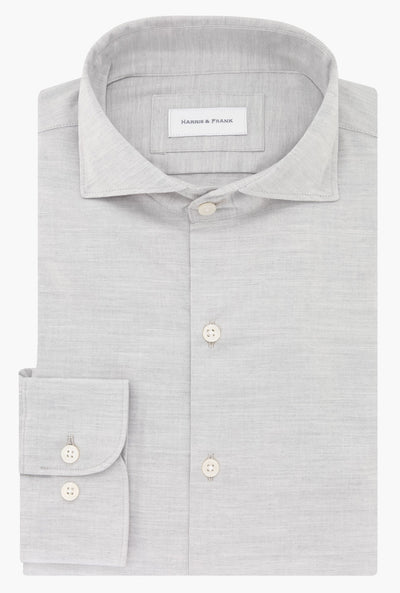 CAMISA GRIS JASPEADA - H&F - COLECCION - CAMISA GRIS JASPEADA - HFCTAW24475145 - 14.5 - 