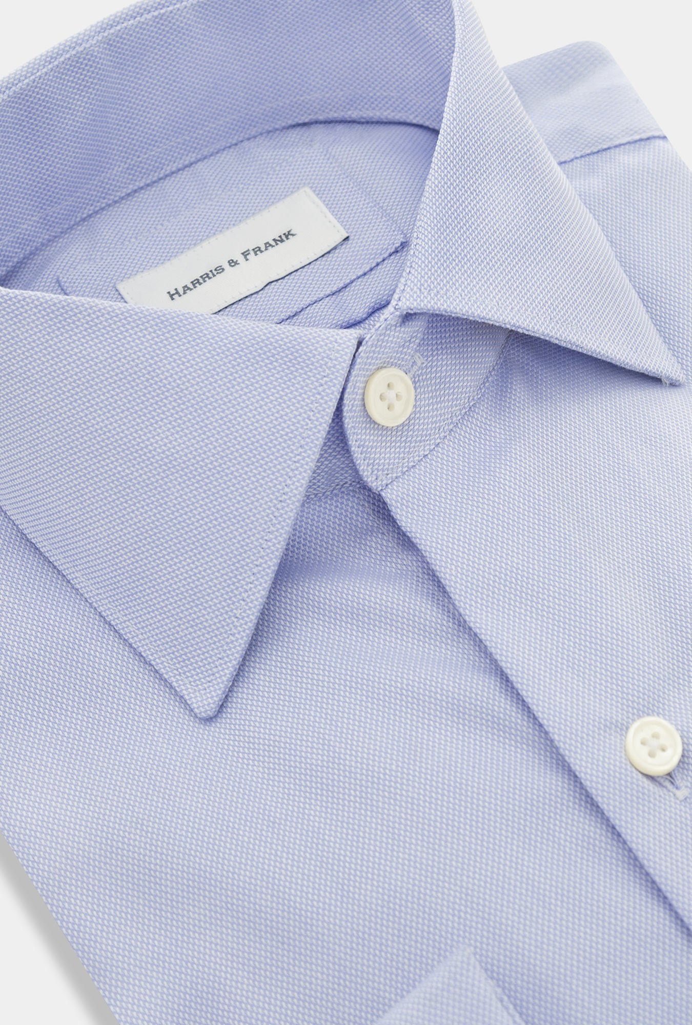 CAMISA PIQUE AZUL CLARO DE MANCUERNILLA AW2340 - H&F - General - CAMISA PIQUE AZUL CLARO DE MANCUERNILLA AW2340 - HFCTAW2340145 - 14.5 - 