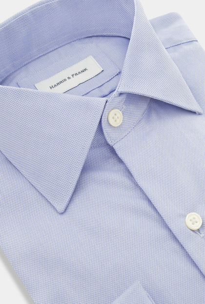 CAMISA PIQUE AZUL CLARO DE MANCUERNILLA AW2340 - H&F - General - CAMISA PIQUE AZUL CLARO DE MANCUERNILLA AW2340 - HFCTAW2340145 - 14.5 - 
