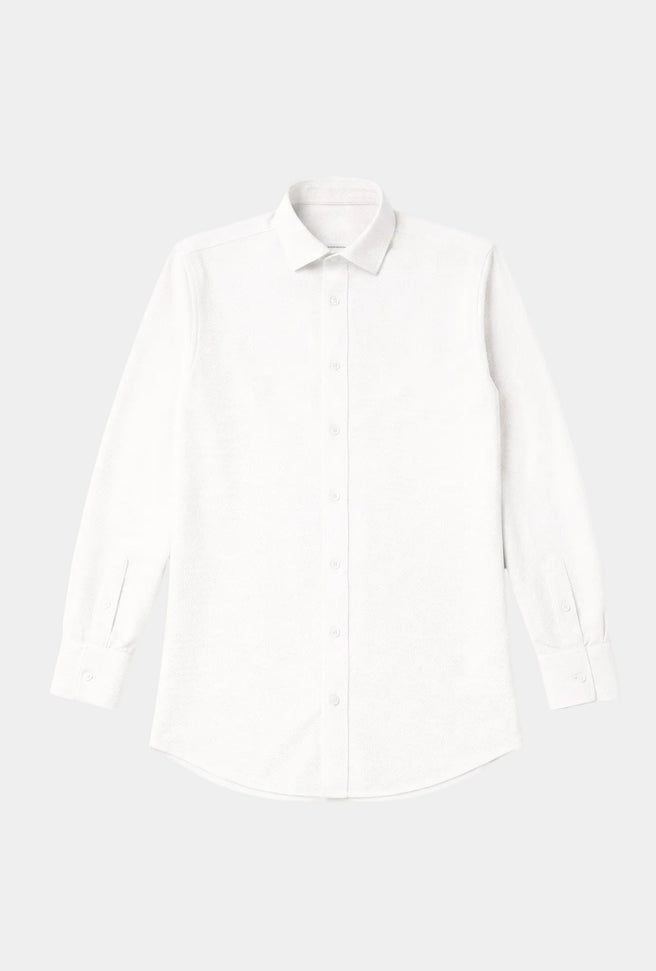 Camisa Pique Blanca - H&F - CAMISA BASICA - Camisa Pique Blanca - HFCT0110XCH - XCH - 