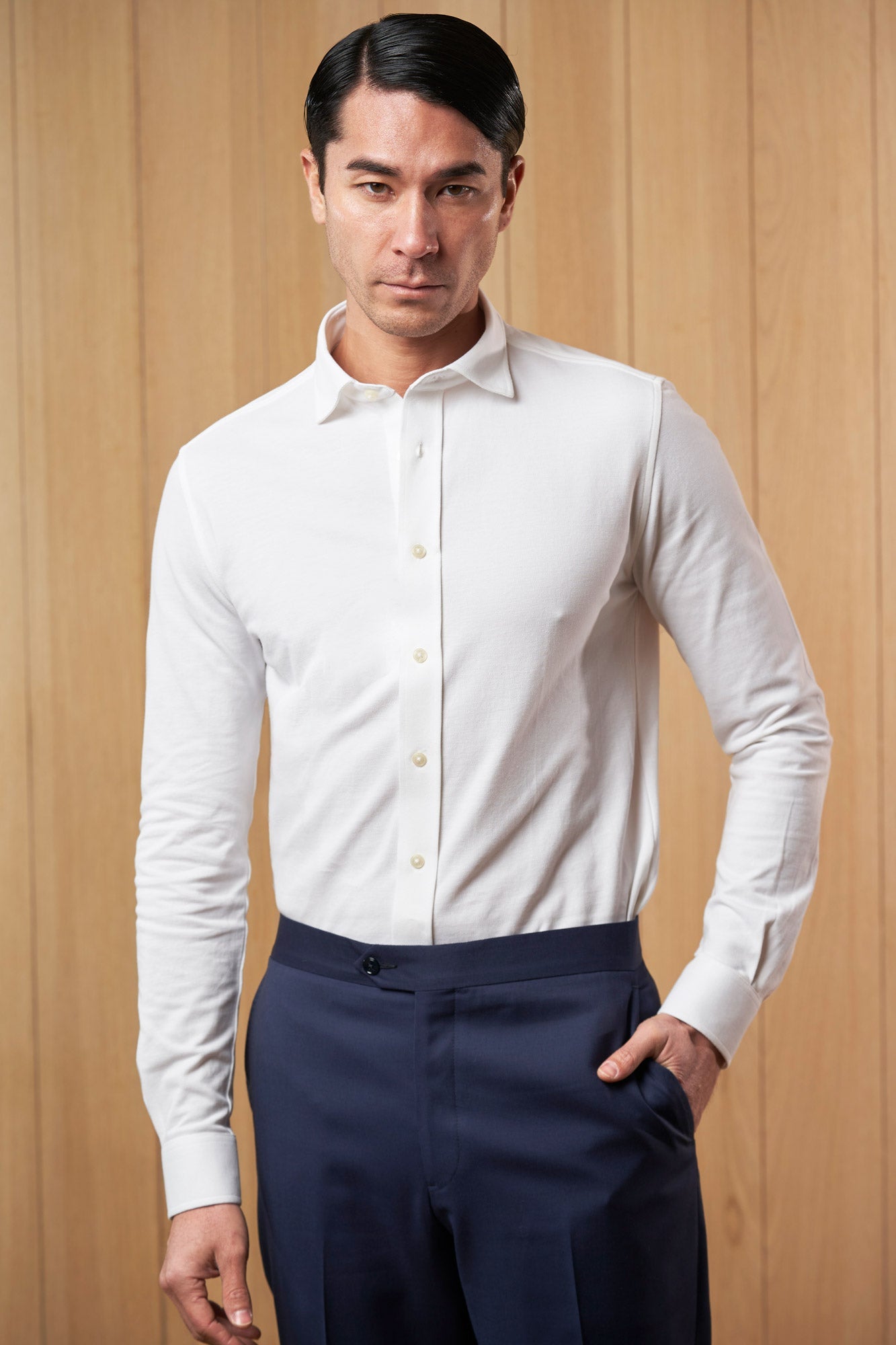 CAMISA PIQUÉ BLANCA - H&F - COLECCION - CAMISA PIQUÉ BLANCA - HFCTAW2401XCH - XCH - 