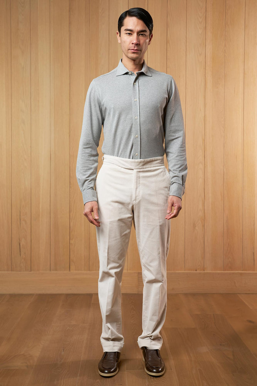 CAMISA PIQUÉ GRIS - H&F - COLECCION - CAMISA PIQUÉ GRIS - HFCTAW2402XCH - XCH - 