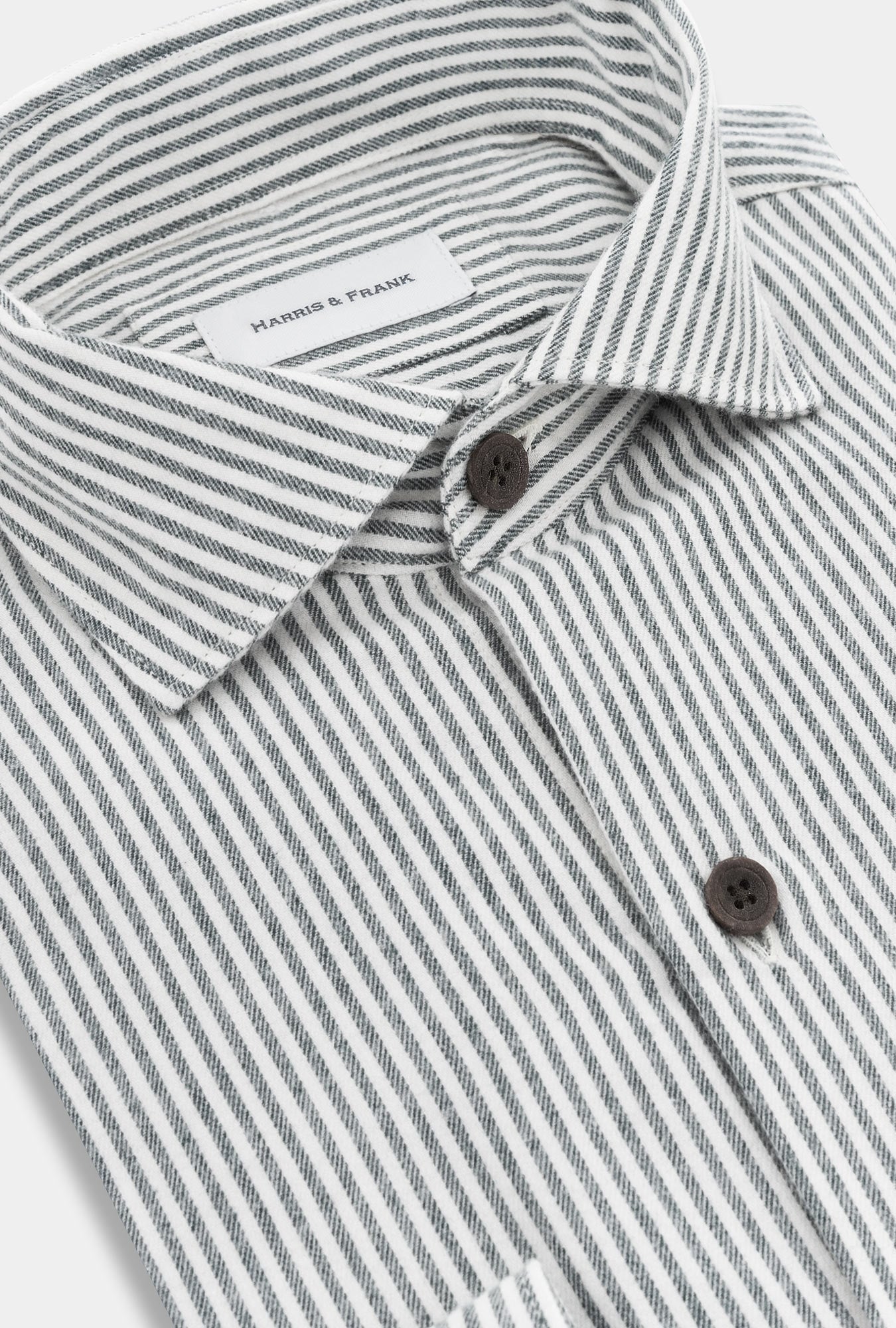 CAMISA RAYAS GRISES - H&F - General - CAMISA RAYAS GRISES - HFCTAW2344145 - 14.5 - 