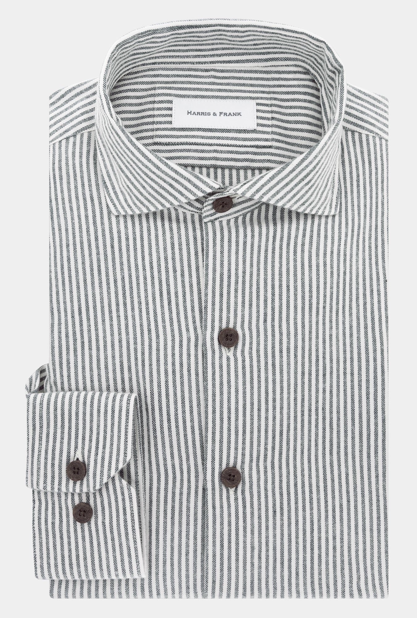 CAMISA RAYAS GRISES - H&F - General - CAMISA RAYAS GRISES - HFCTAW2344145 - 14.5 - 